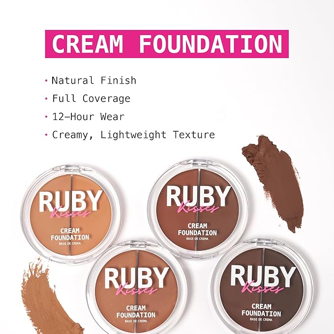 Ruby Kisses 3D Face Creator Cream Foundation & (Level 16)