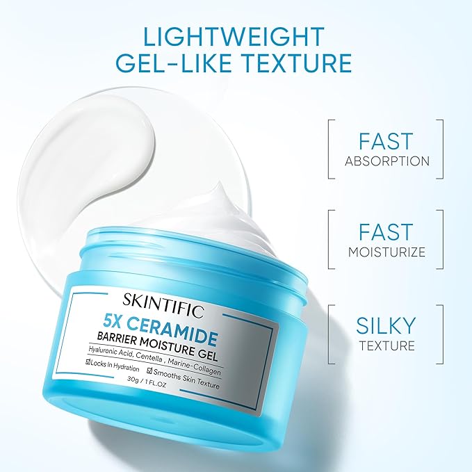 Moisturizing Cream | Face Creams for body care | Facial Creams with Hyaluronic Acid and 5X Ceramides | Hydrating Moisturizer | Fragrance Free Non-Comedogenic | Beauty balm creams
