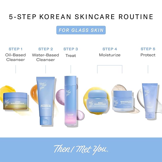 Then I Met You Renewing Rich Beauty Cream, Hydrating Face Moisturizer with Ginseng & Squalane, Vegan & Clean Skincare, 1.69 oz