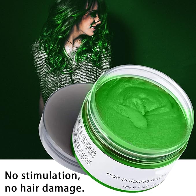 Green Temporary Hair Color, Green