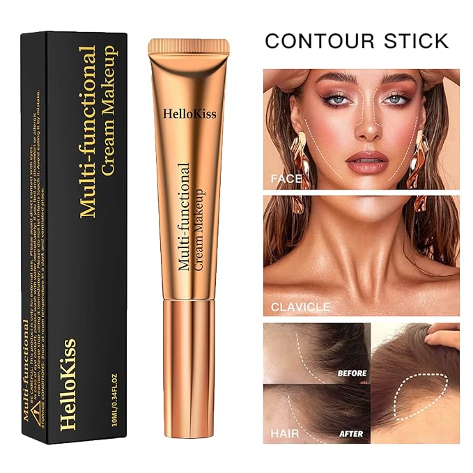 Contour Beauty Wand,Liquid Blush Wand,Face Contouring with Cushion Pink Blush