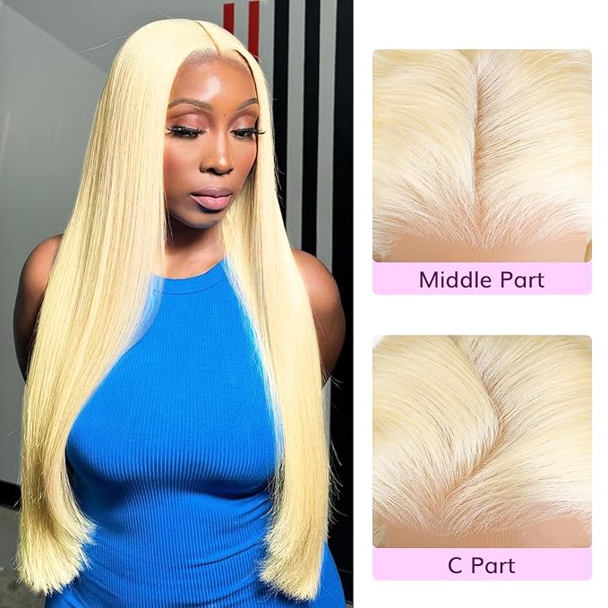 IDN BEAUTY SKINLIKE REAL HD 5X5 Lace Closure Human Hair Scalp-Simulating 0.1mm Ultra Thin HD Closure Pre Bleached Single Knots Pre Plucked Clean Natural Hairlin #613 Blonde ST 18 Inch