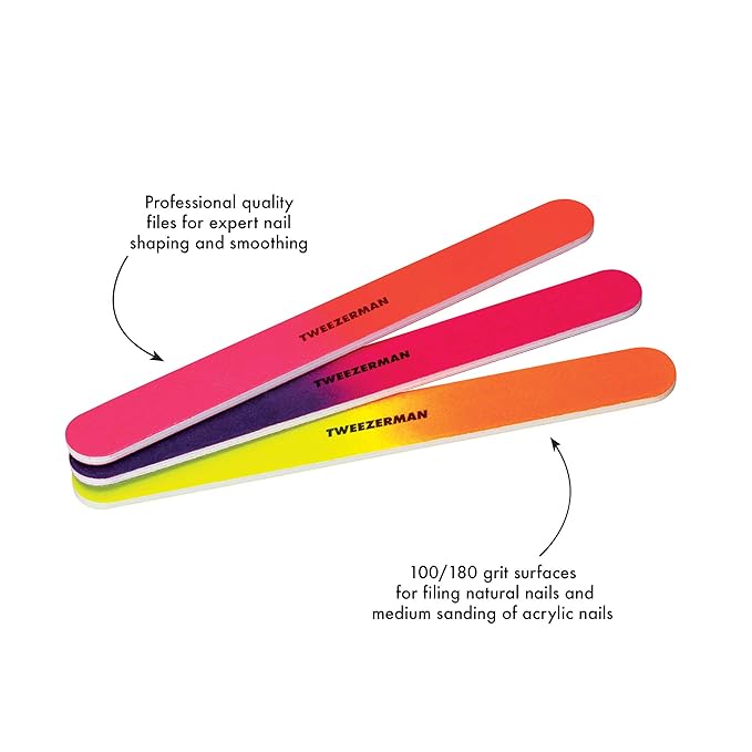 Tweezerman piece neon hot nail