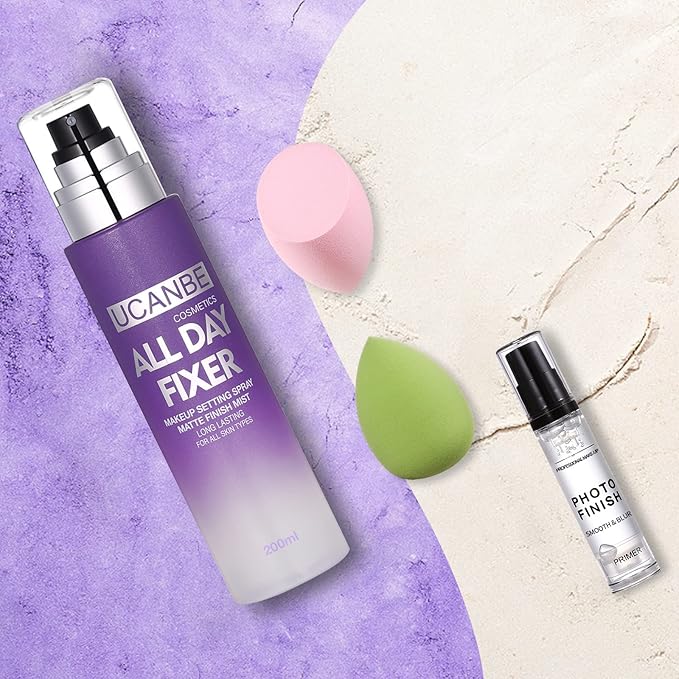 UCANBE Makeup Setting Spray + Face Primer +