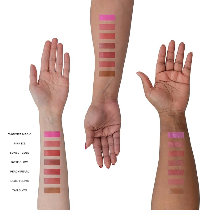 Nudies Matte + Glow Core All Over Face Blush Color - Pink Ice