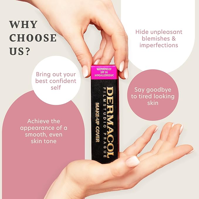 Dermacol - Full Coverage Foundation, Liquid Makeup Matte Shade 225 30g
