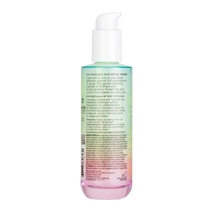 Pacifica Future Youth Foaming Face Wash - Hydrating Anti-Aging Cleansing Gel, Dermatologist Tested Gentle Facial Cleanser, Alcohol-Free Vegan Formula for All Skin Types Clean Beauty Cruelty-Free 4.7oz