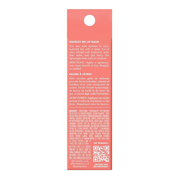 e.l.f. Squeeze Me Lip Balm, Moisturizing