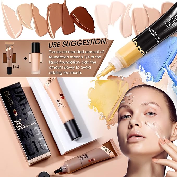 Dark Caramel Foundation Mixing Pigment for Adjusting Shade (Dark Caramel)