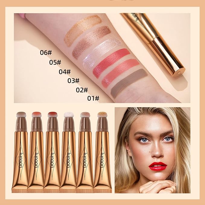 2 Colors Liquid Contour Beauty Wand, Highlighter and Blend. (3#/4#)