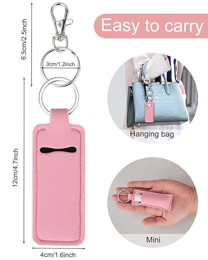 Chapstick Holder Lip Balm Sleeve Pouch