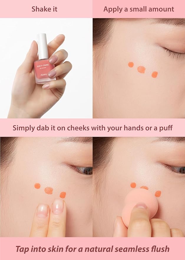 A'PIEU JUICY-PANG WATER BLUSHER (PK01 - I'm Strawberry) Beauty Makeup