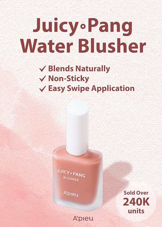 A'PIEU JUICY-PANG WATER BLUSHER (BE01 - Fig Pearl) Beauty Makeup