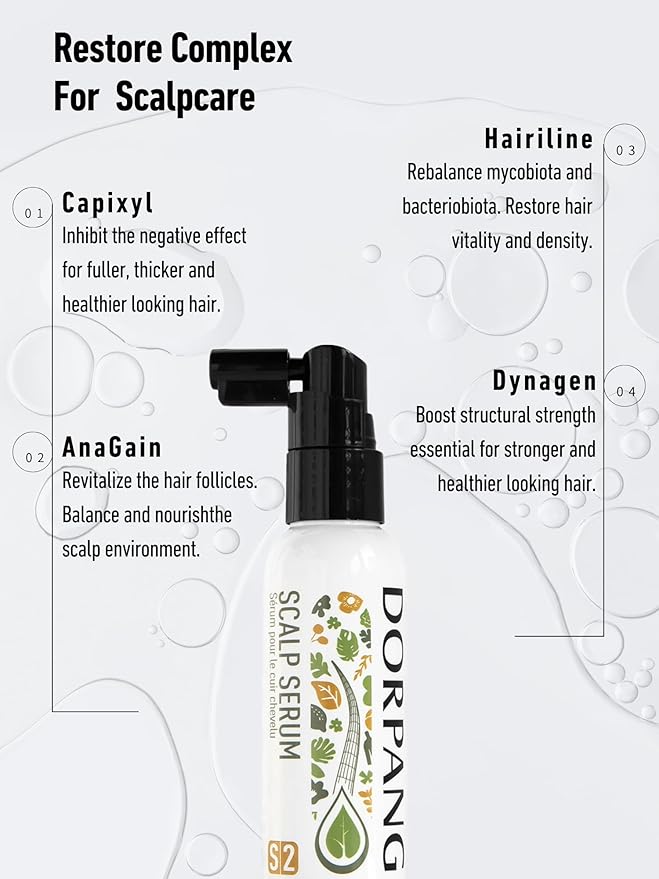 S2 Scalp Serum - Promotes Healthy Scalp, Thicker and Fuller-Looking Hair, Nourishes and Balances Scalp Environment, Vegan and Non-Greasy - 2 fl oz