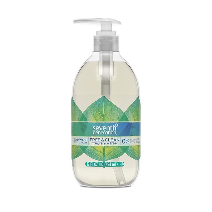 Seventh Generation Hand Wash, Free and Clear, 12 Ounce