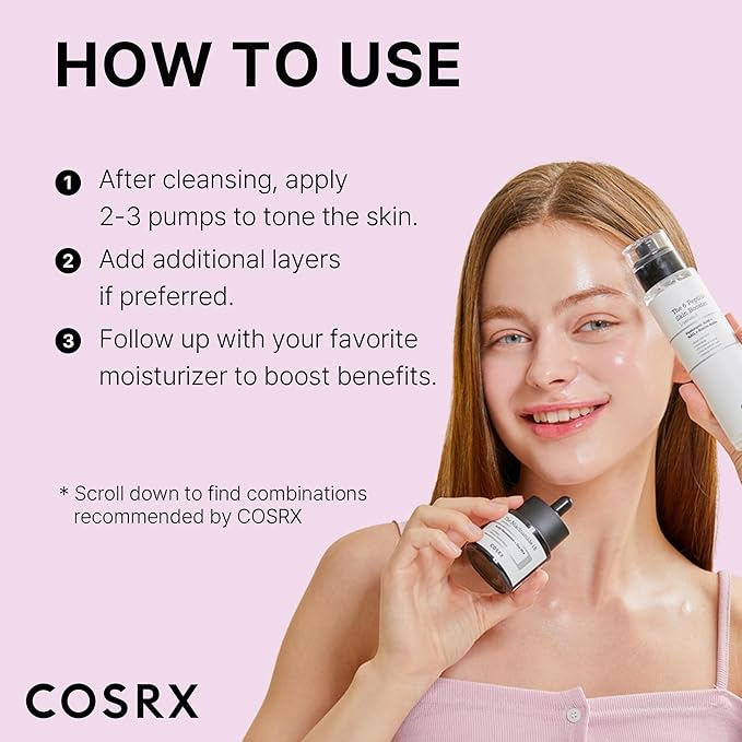 COSRX 6X Peptide Collagen Booster Toner Serum, Niacinamide & Hyaluronic Acid Facial Essence for All Skin Types, Korean Skin Care, Paraben Free, 150mL/5.07 Fl.Oz