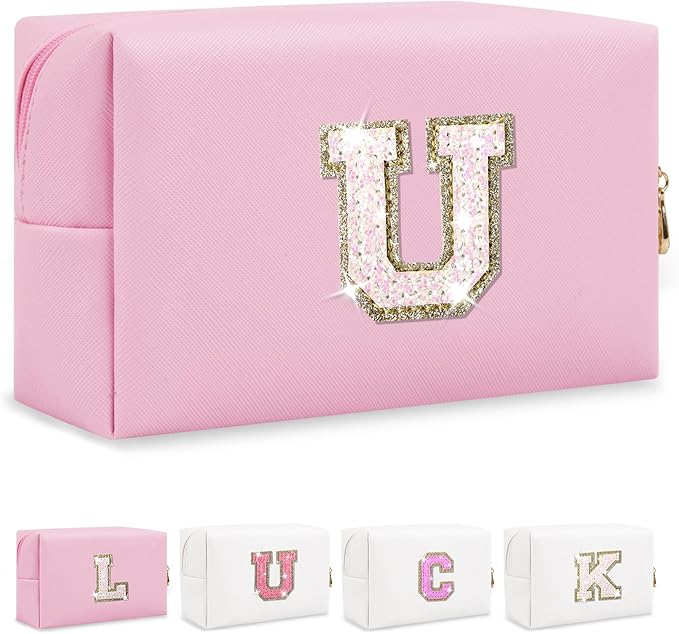 Personalized initial letter patch makeup