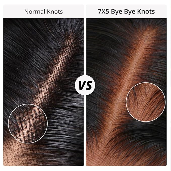 Beauty Forever Bye Bye Knots 7X5 Pre Cut Lace Put on and Go Wig Jerry Curly Reddish Brown Lace Front Wigs, Auburn Brown Glueless Human Hair Wigs 180% Density 20 Inch