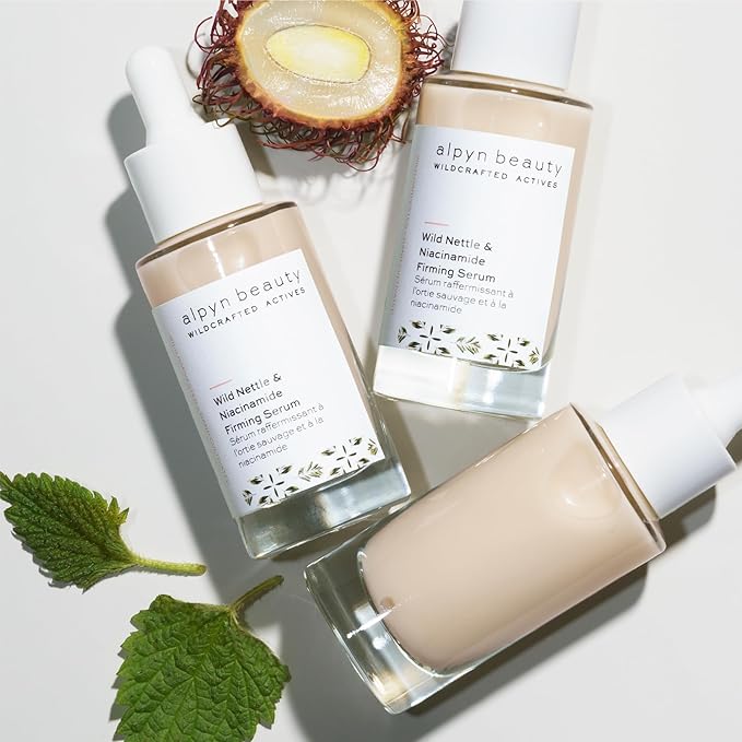 Alpyn Wild Nettle & Niacinamide Firming Serum | Visibly Smooth, Plump, & Moisturize | Reduce the Look of Fine Lines & Pores - For All Skin Types | 1 oz / 30 ml