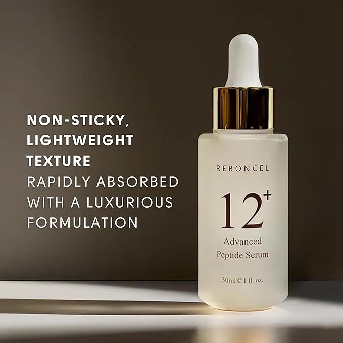 12+ Advanced Peptide Collagen Serum for Wrinkles, Elasticity, Korean skincare Anti-aging concentrated face serum (1 Fl.oz, 30mL)