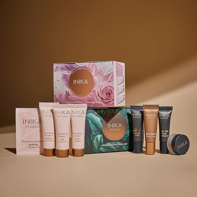 INIKA Organic Foundation Trial Set, Natural Mineral essentials Very Light
