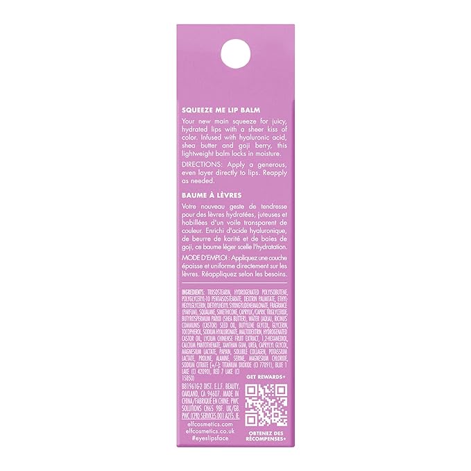 e.l.f. Squeeze Me Lip Balm, Moisturizing