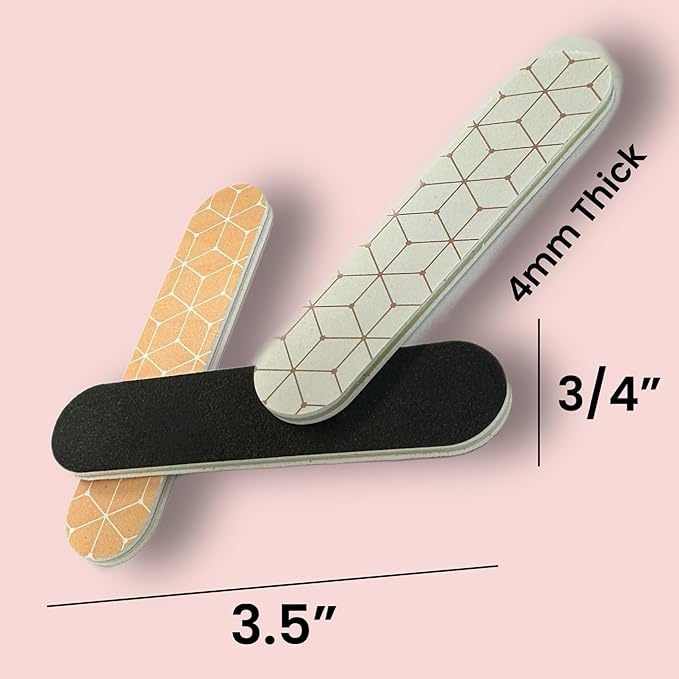 Set of 18 dual-sided nail