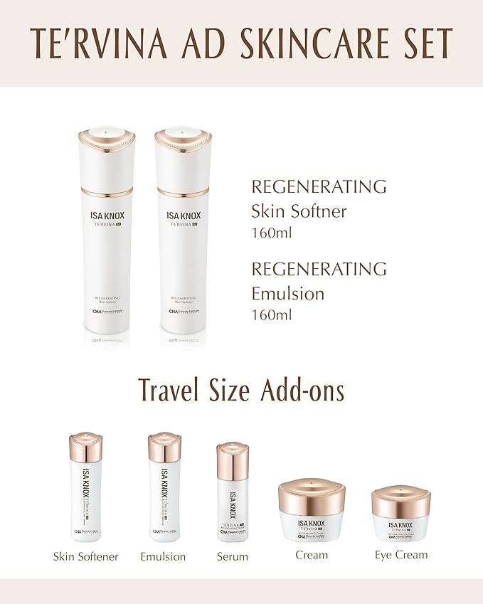 ISA KNOX TE'RVINA AD Regenerating Skincare Set (12.7fl 12.7fl oz