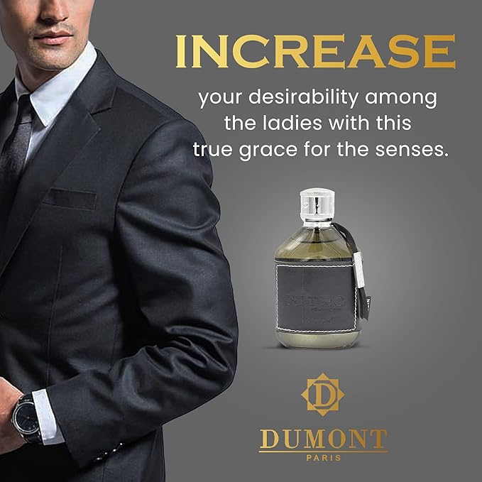 Nitro Black Eau De Parfum - Mysterious Fruit & Woody Scent - 3.4 Fl Oz