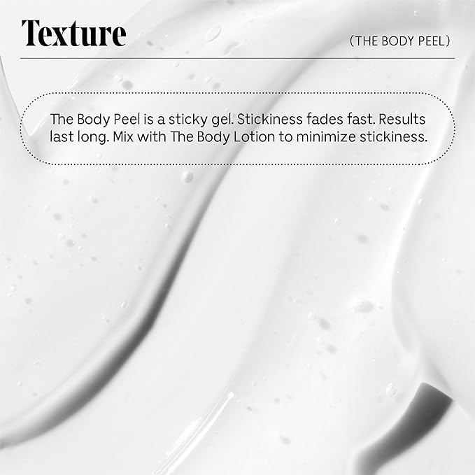 Nécessaire The Body Peel. Resurfacing Serum for KP, Ingrowns, Strawberry Skin and Discoloration. 10% AHA, 1% BHA, 1% PHA, Peeling Peptide. Dermatologist-Tested. Hypoallergenic. Non-Comedogenic. 150ml