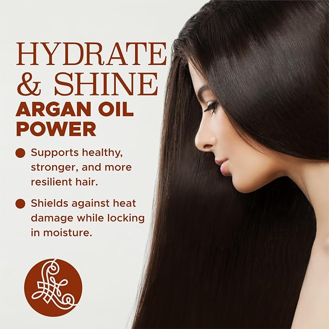 Luseta Argan Oil Hair Mask for Damaged Hair Deep Conditioning Thickening for Thin Hair Hydrate for Dry Hair 16.9 oz