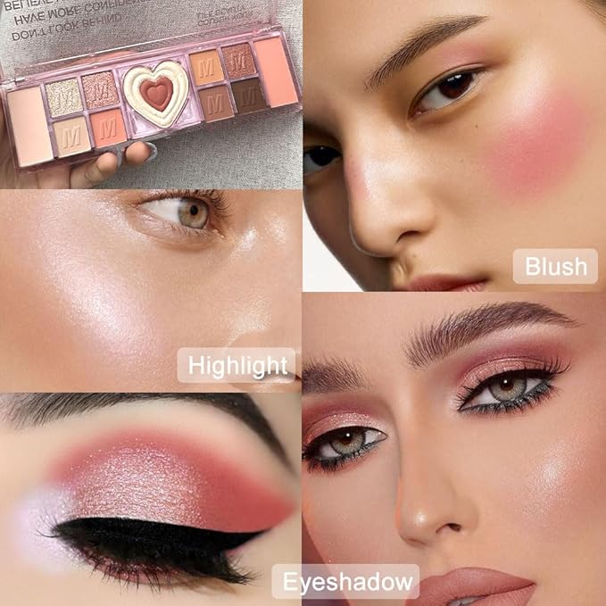 12 Colors Nude White Orange Matte Shimmer Eyeshadow