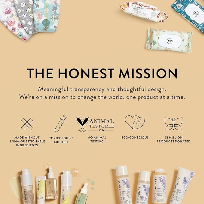 The Honest Company Hydrating Face + Body Lotion | Fast Absorbing, Naturally Derived, Hypoallergenic | Citrus Vanilla Refresh, 8.5 fl oz