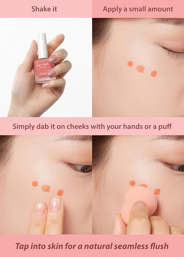 A'PIEU JUICY-PANG WATER BLUSHER (PK04 - Dewey Grapefruit Beauty Makeup