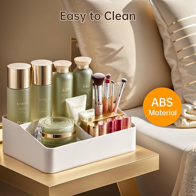 Makeup organizer countertop, plastic cosmetic