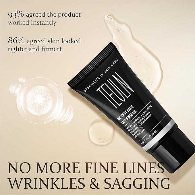 Instant Face Lift Cream,Instant Face Tightener, Smoothing Fine Lines, Wrinkles and Pores