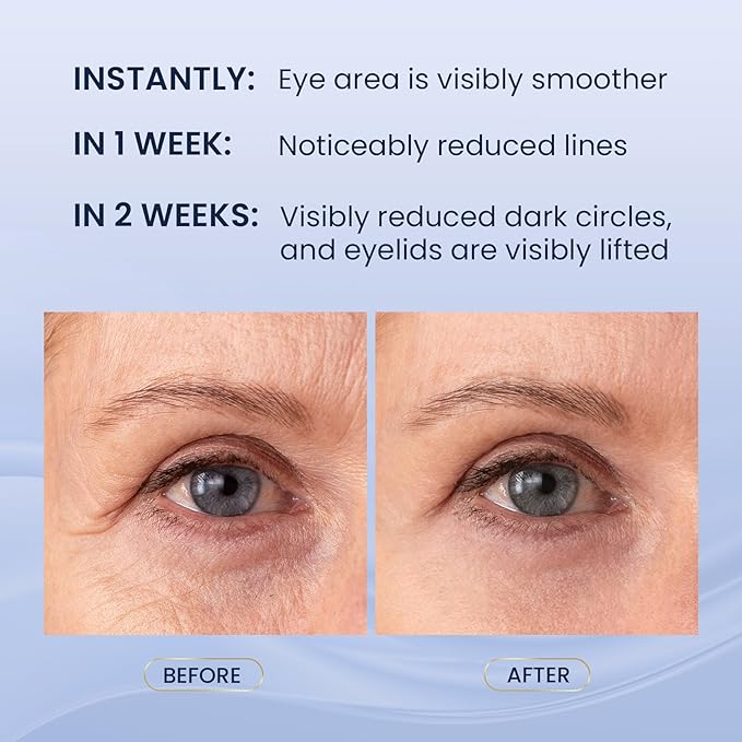 Dual eye cream with advanced