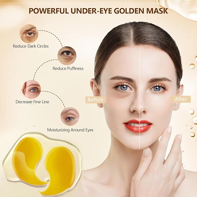 60 pcs 24k gold under