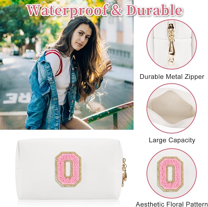 Personalized initial letter patch makeup