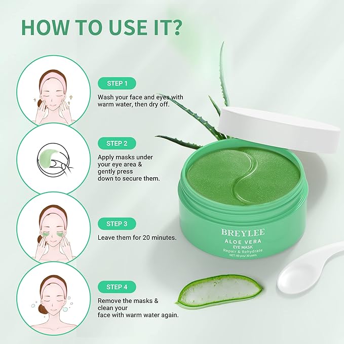 Breylee aloe vera eye masks??60