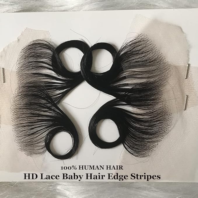 Swiss Lace HD Lace Hairline Real Human Virgin Hair 4Pcs Natural Color
