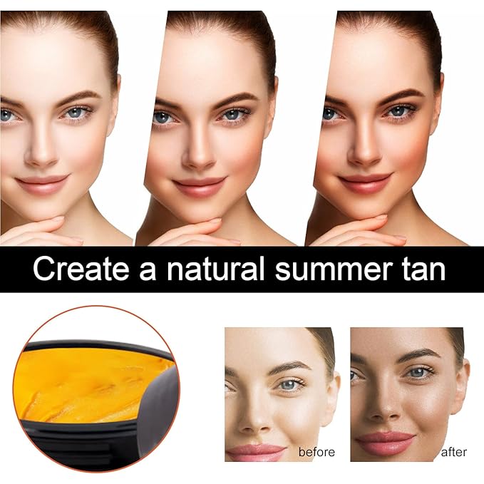 2pcs Shine Brown Tanning Gel & Aloe Vera Gel Set, Tanning Accelerator Cream for Outdoor Sun and Sunbeds, Dark Tanning Gel & After Sun Care Set for Achieve Natural Healthy Tan Skin