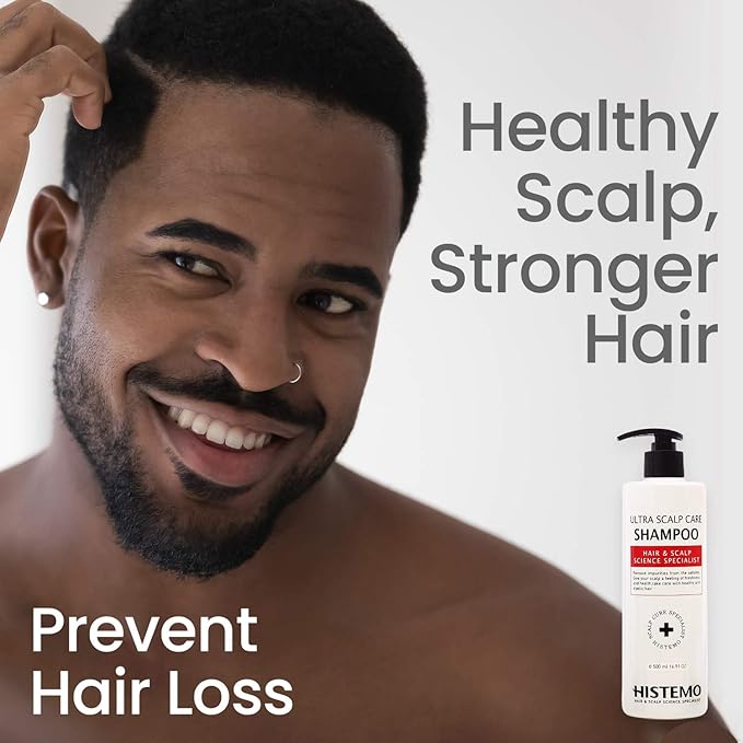 Ultra Scalp Care Shampoo - DHT Blocking for Hair Restoration and Growth, with Biotin to Prevent Loss for Men & Women with Oily or Color-Treated Hair (16.91 oz)