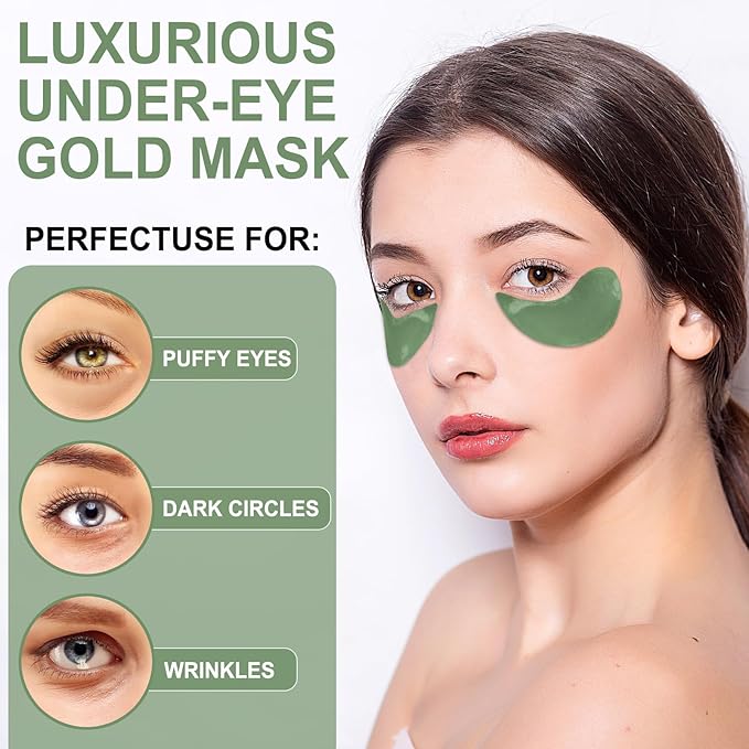 Under eye patches-30 pairs green