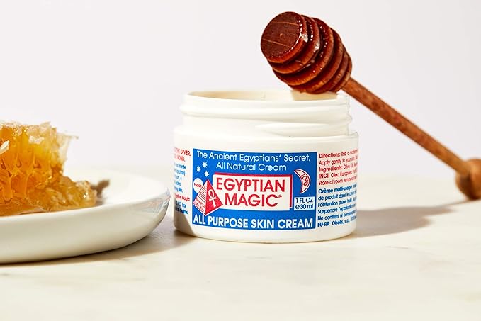 Egyptian Magic - All Purpose Face, Body, and Dry Skin Moisturizing Cream, Skin Protectant for Women & Men, Eczema Care Healing Balm, Scar Treatment, Stretch Marks, and Tattoo Aftercare, 1oz Jar