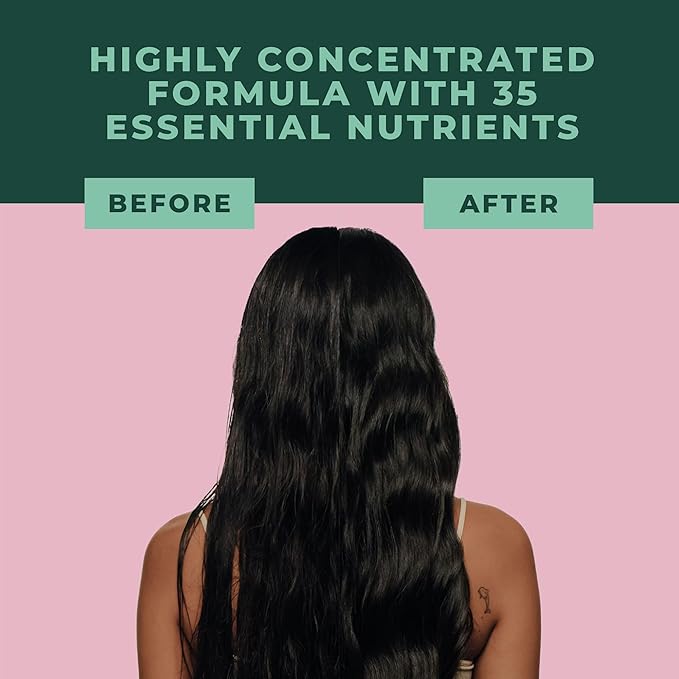 SHAZ & KIKS Essential Prewash Mask for Fine, Thin to Medium Hair | Scalp & Hair Mask Delivering 35+ Essential Nutrients to Build Long-term Health | Stimulate Growth & Thicken Fine Strands, 7.7 oz