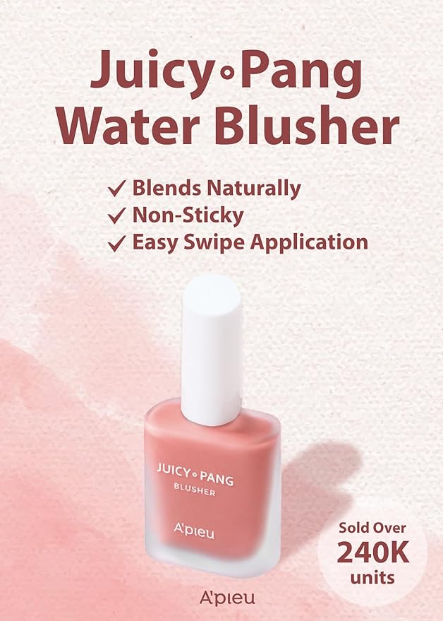 A'PIEU JUICY-PANG WATER BLUSHER (PK03 - Guava Pearl) beauty makeup