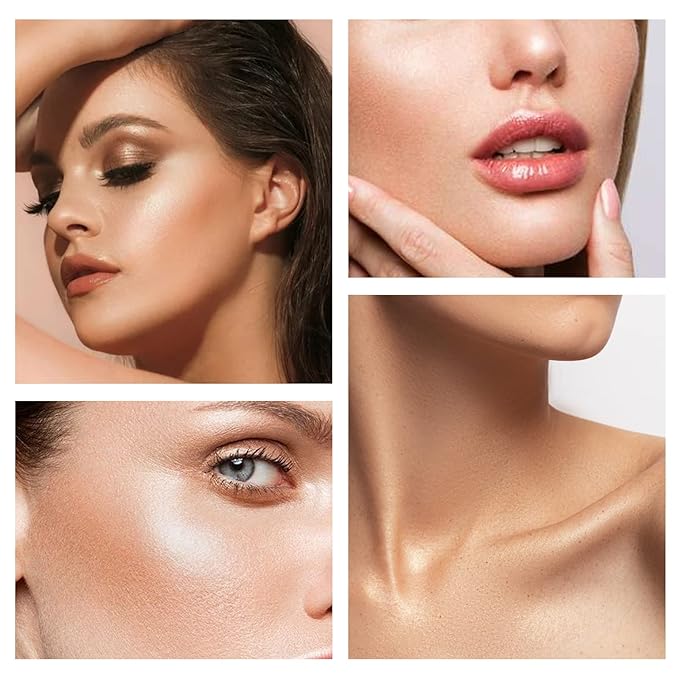 Boobeen Highlighter Makeup Highlighter Palette Powder Shimmer Highlighter
