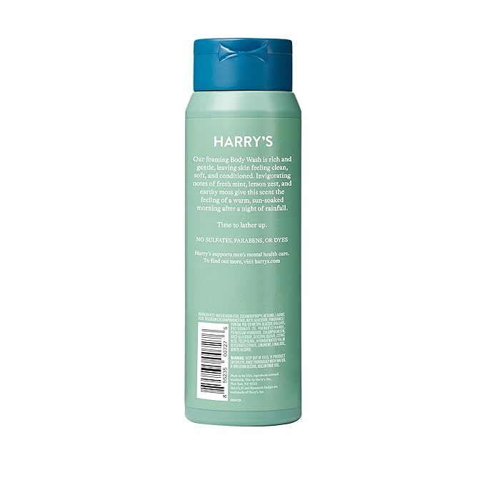 Harry's Men's Body Wash Shower Gel - Spring, 16 Fl Oz (Pack of 3)