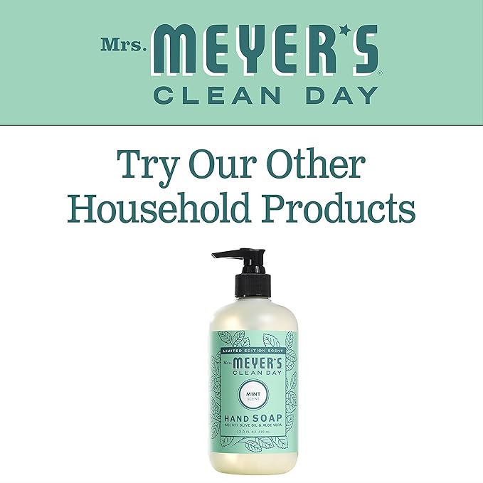 MRS. MEYER'S CLEAN DAY Liquid Hand Soap Mint (12.5 Fl Oz (Pack of 3))